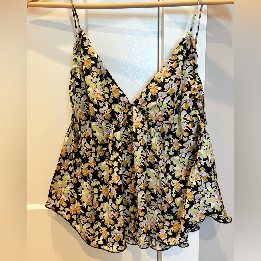 Free People flowered tank